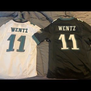 2 Carson Wentz Jerseys Mens Large